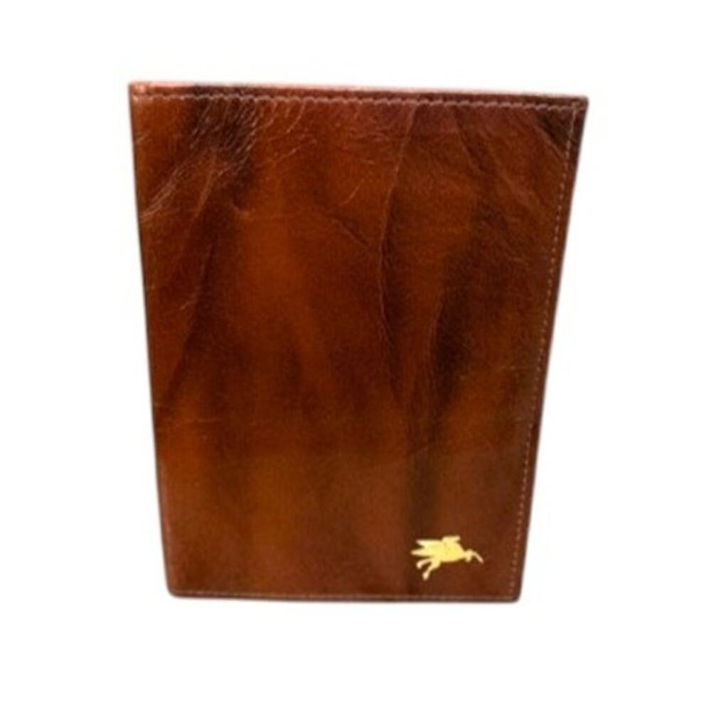 Men’s Genuine Cowhide Leather Bifold Wallet – Brown | Full Size Billfold